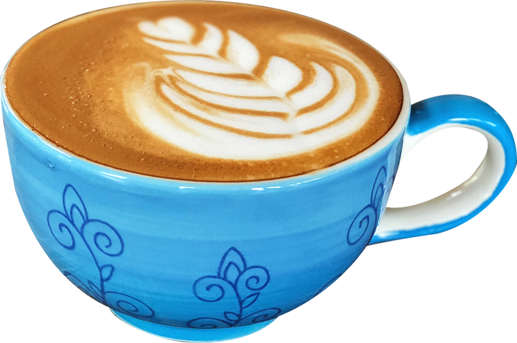 latte art coffee cup , Beatiful cup.